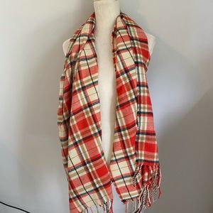 J. Crew plaid Scarf